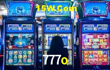 Tela de boas-vindas e lobby de jogos do aplicativo 777o